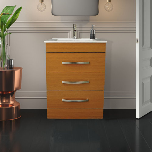 Latitude Run® Alesa 25" Single Bathroom Vanity Set Wayfair Canada